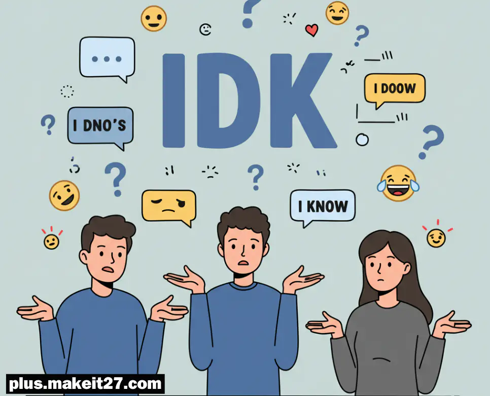BTW 뜻, IRL 뜻, IDK 뜻: 인터넷 세대의 언어 탐구 3 IDK