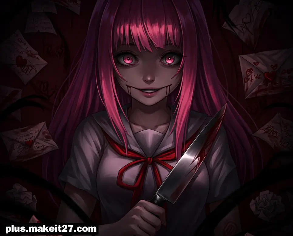 츤데레 뜻, 얀데레 뜻, 카와이 뜻: 매력 넘치는 캐릭터 성격의 이해 2 얀데레