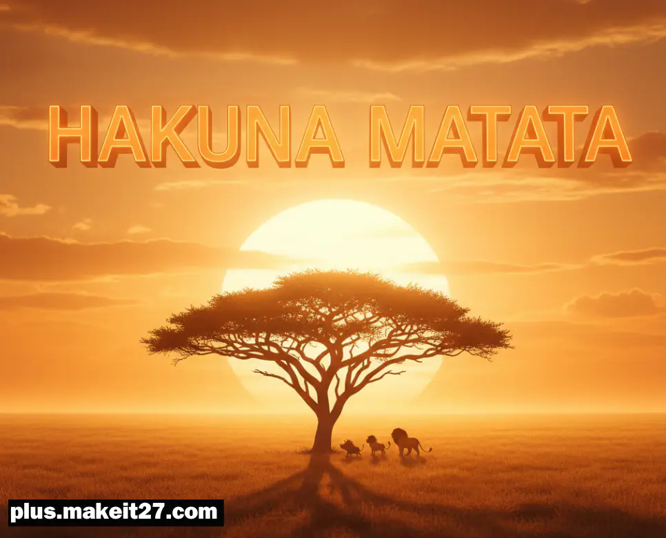 하쿠나 마타타 (Hakuna Matata)