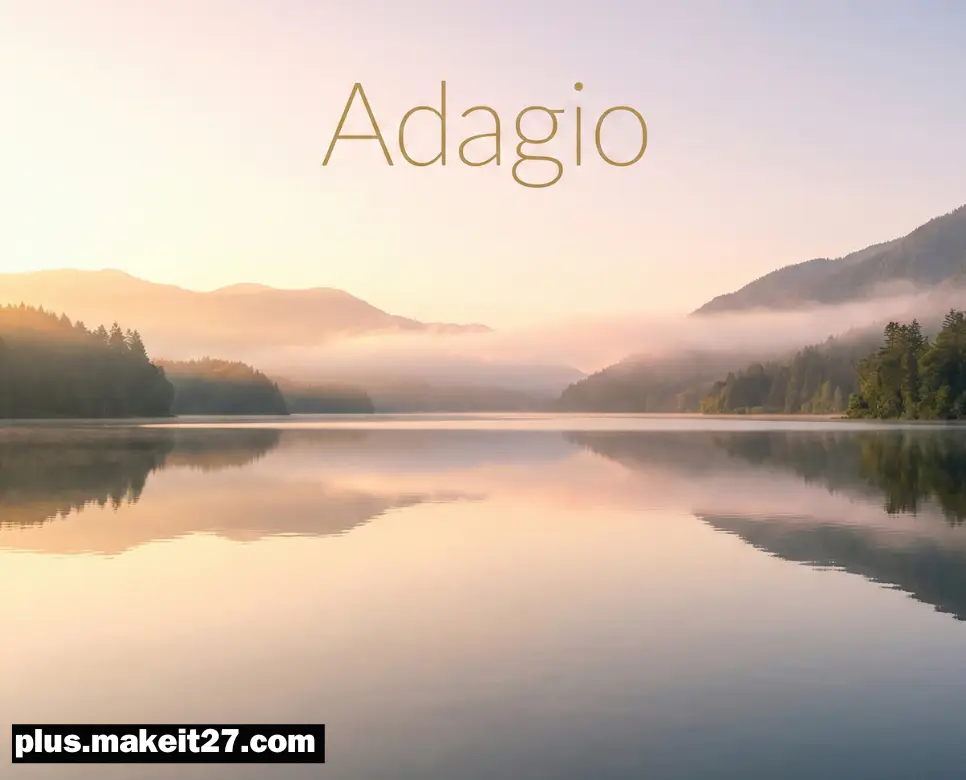 아다지오 (Adagio)