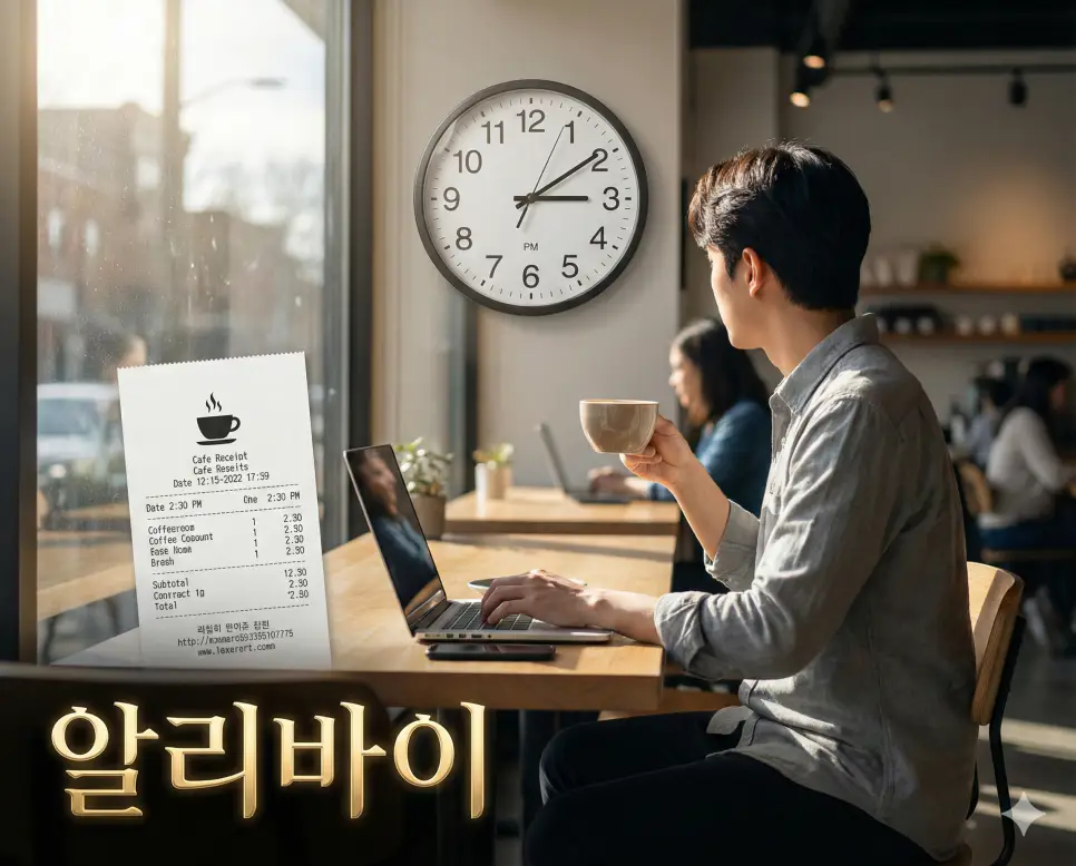 범죄가 발생한 때에 용의자가 사건 현장 이외의 장소에 있었다는 부재 증명인 알리바이 이미지