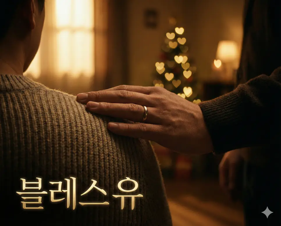 상대방에게 신의 축복이 있기를 바라는 따뜻한 배려의 인사말인 블레스유 이미지