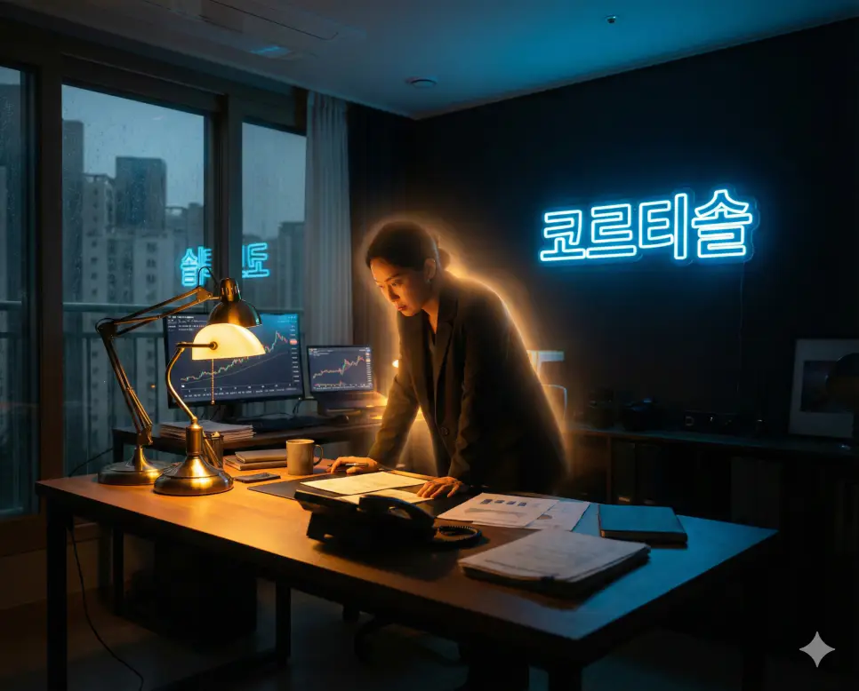 스트레스에 대항하여 신체 에너지를 공급하는 스트레스 호르몬 코르티솔을 표현한 이미지