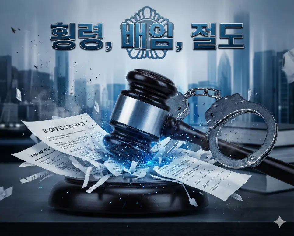 횡령, 배임, 절도의 법률적 의미와 처벌의 엄중함을 하나로 담아낸 법률 상식 종합 가이드 이미지