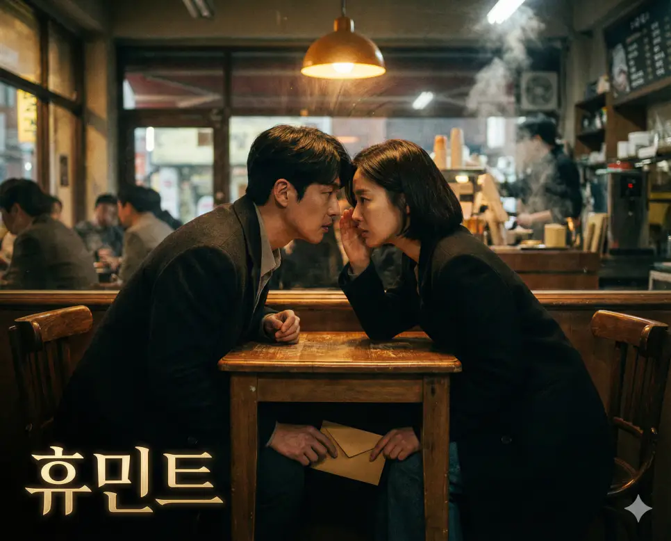 인적 네트워크를 통해 정보를 수집하는 정보 수집 수단인 휴민트를 묘사한 이미지