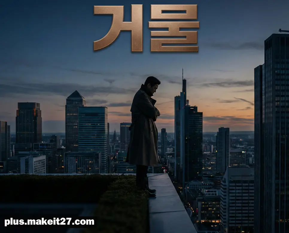 도시 전체를 내려다보며 거대한 흐름을 주도하는 거물의 압도적인 존재감