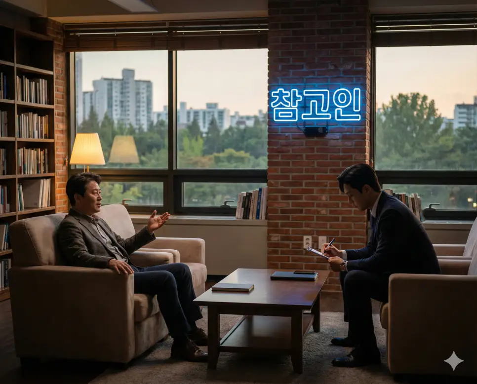 범죄 수사를 위해 수사 기관이 진술을 듣는 피의자 이외의 제3자인 참고인 이미지