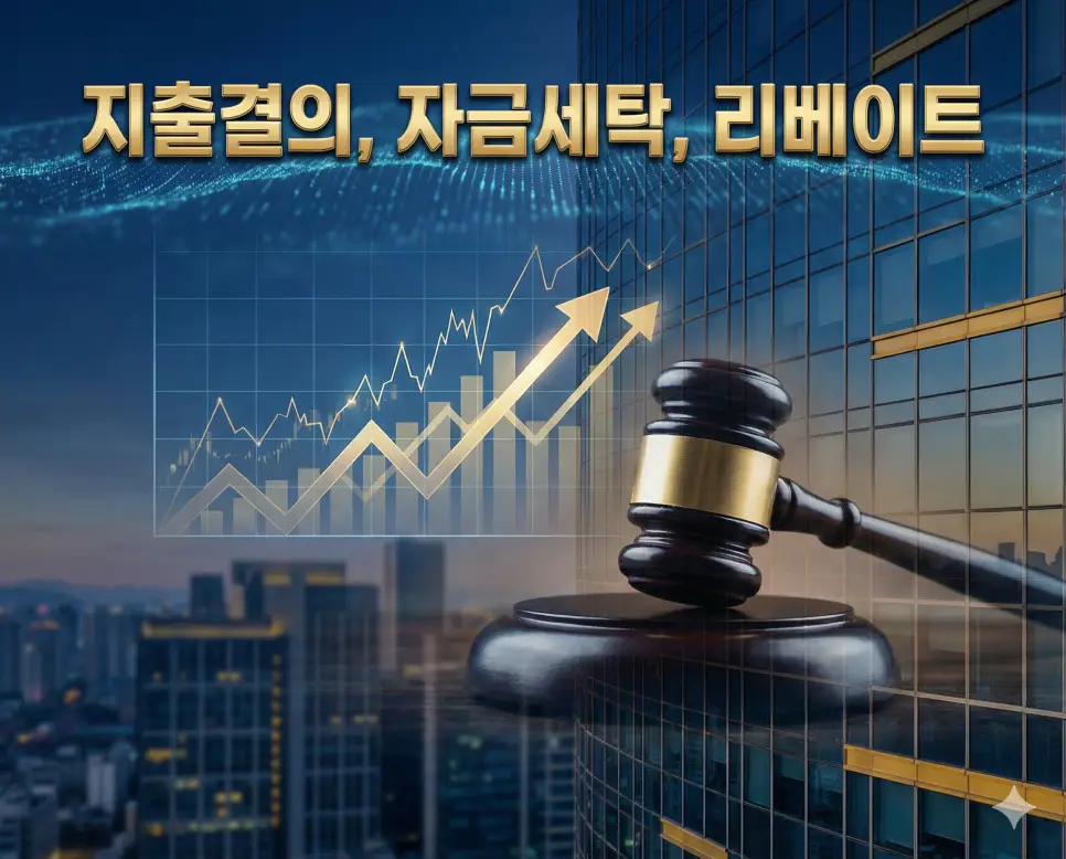 지출결의, 자금세탁, 리베이트의 개념을 통해 비즈니스 자금 윤리를 설명하는 종합 가이드 이미지
