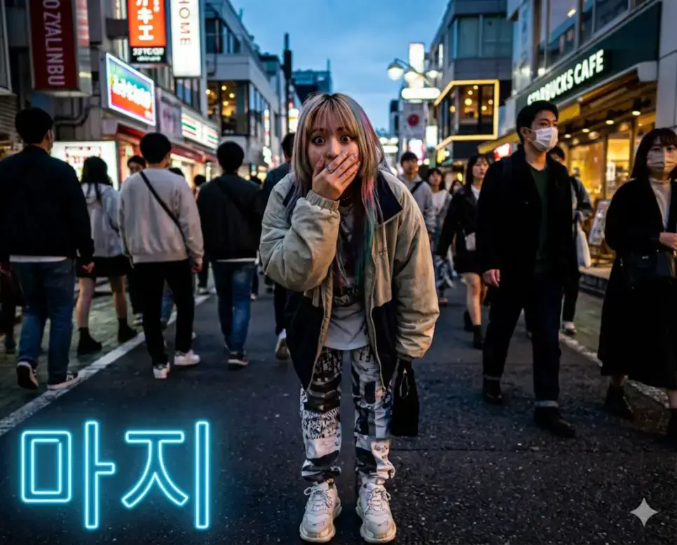 진짜라는 뜻의 젊은 감각 용어 마지 뜻과 일본 젊은 층의 리얼한 반응을 담은 스트릿 사진