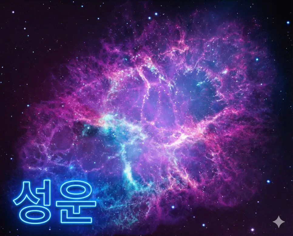 성운 뜻인 우주 공간에 가스와 먼지가 구름처럼 모여 있는 별들의 고향을 담은 이미지