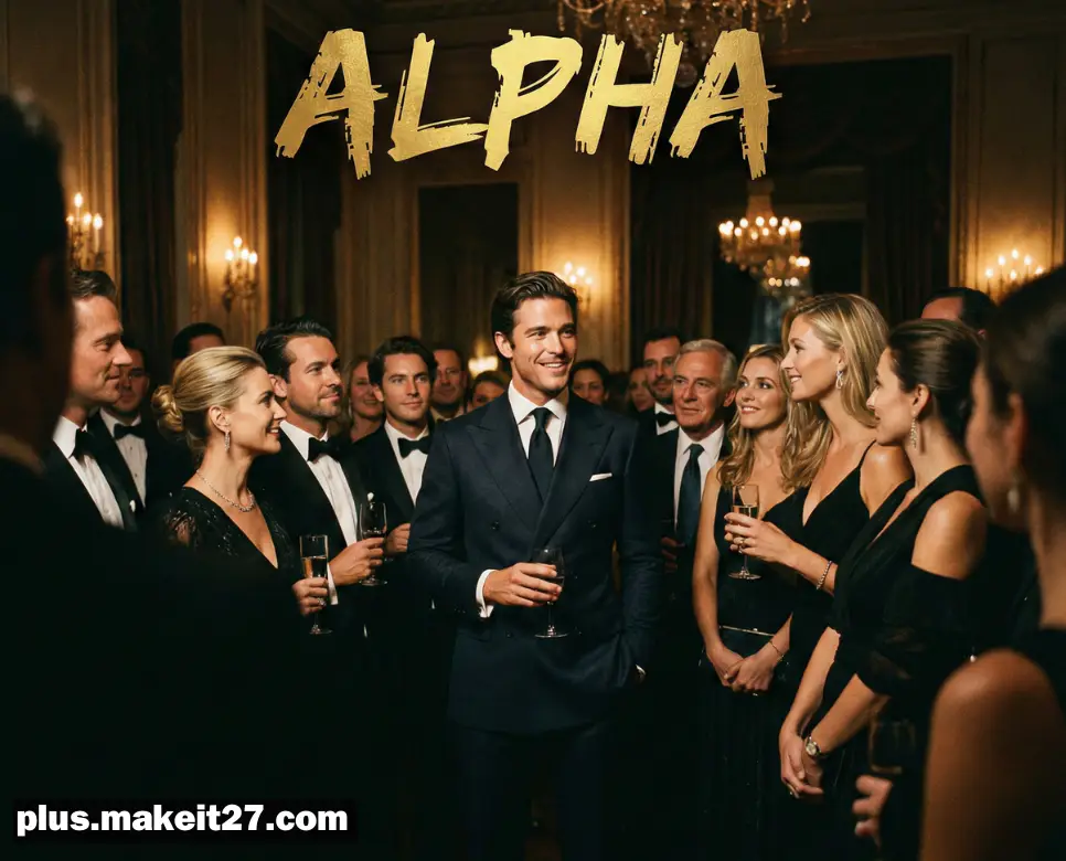 집단 내에서 강력한 영향력과 자신감을 바탕으로 무리를 주도하는 알파 인물의 존재감