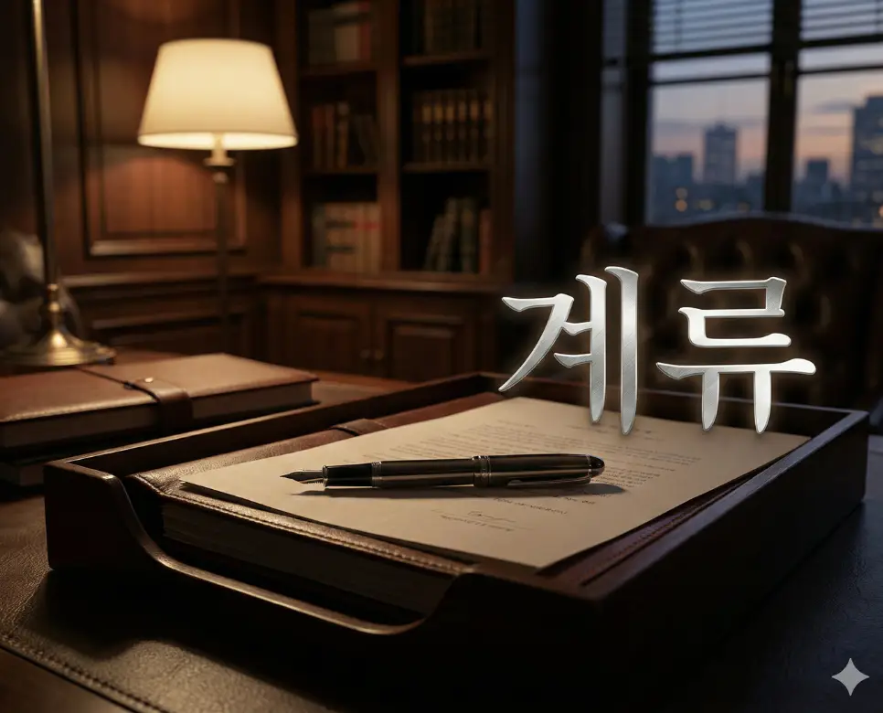 계류 뜻을 상징하는 서류함에 담겨 논의의 진전을 기다리고 있는 중요한 안건의 모습