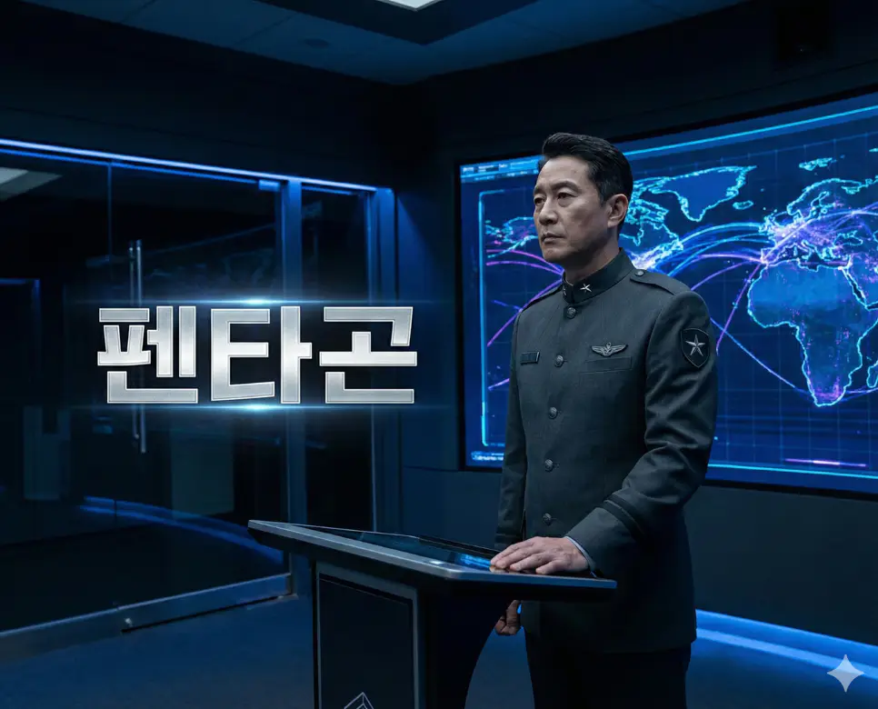 펜타곤 뜻이 담긴 미국의 군사 전략을 진두지휘하는 국방부의 위엄과 전략적 분위기