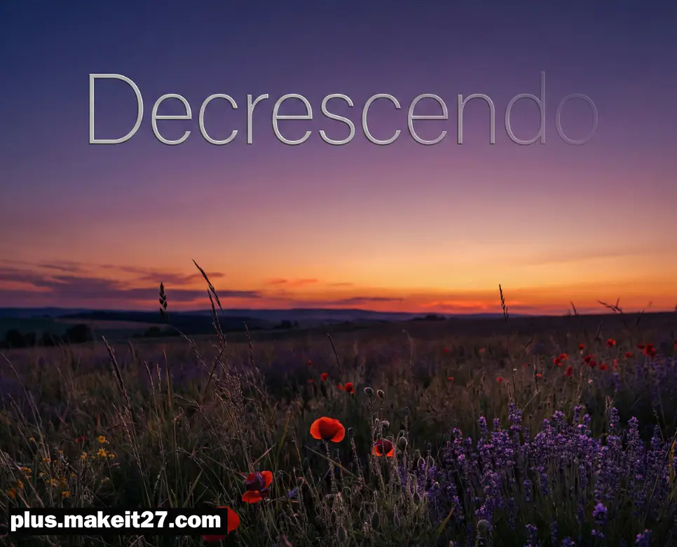 데크레센도 (Decrescendo)