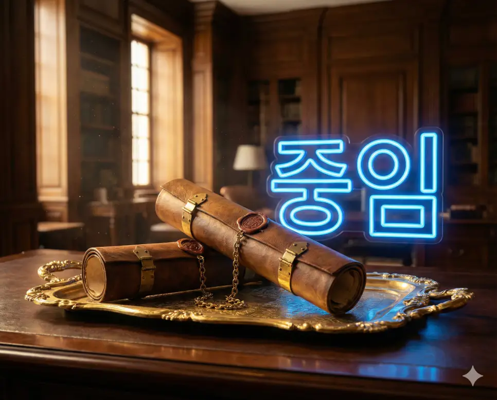 이미 맡았던 직무에 다시 임명되거나 한 사람이 두 가지 이상의 직무를 맡는 중임 이미지