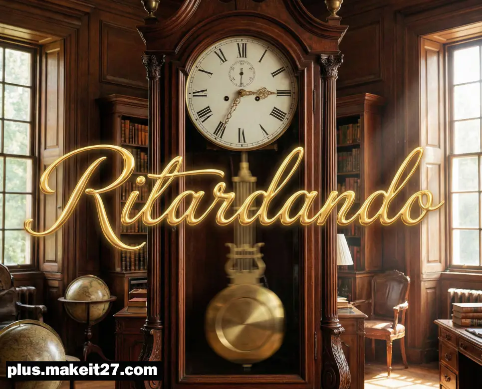 리타르단도 뜻, 루바토 뜻, 파인 뜻: 선율의 속도를 다스리는 감성적 기술의 모든 것