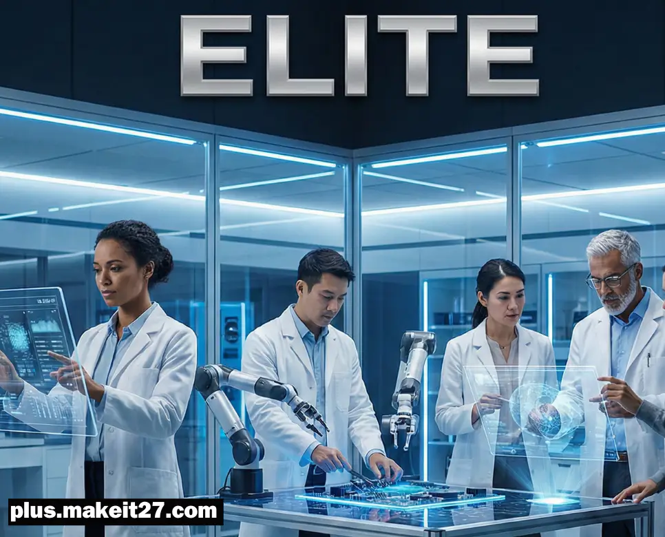 자신의 분야에서 최고의 전문성을 바탕으로 미래를 설계하는 엘리트 집단의 지적인 모습