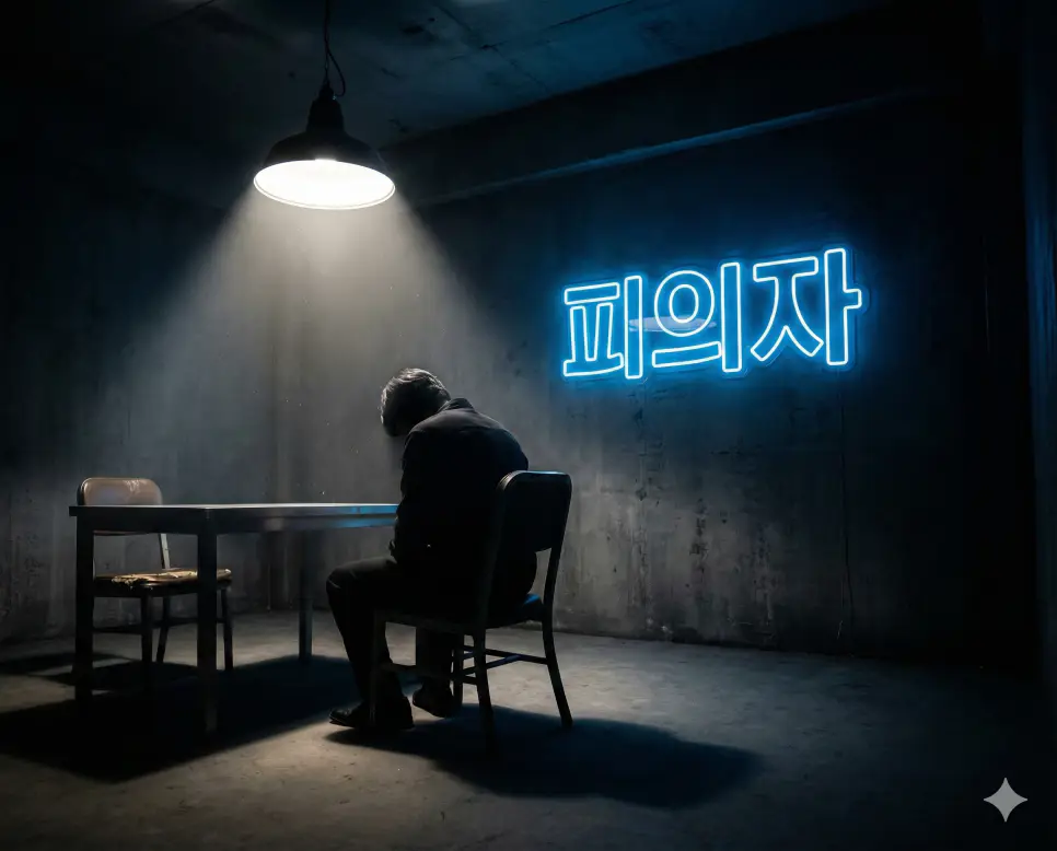 범죄의 혐의를 받고 수사기관의 수사 대상이 되어 있는 사람을 뜻하는 피의자 이미지