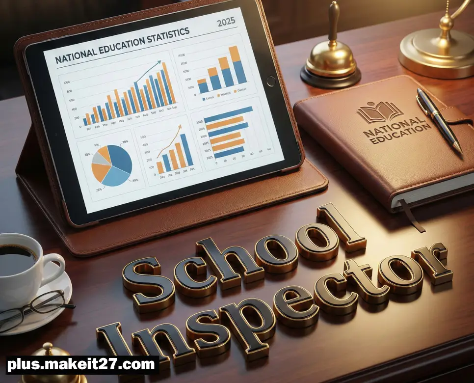 교육의 질을 높이고 현장을 지원하는 장학사의 전문적인 업무 공간과 고급스러운 영문 로고