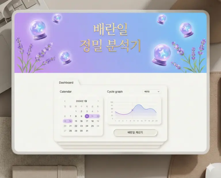ovulation date calculator premium lavender ui