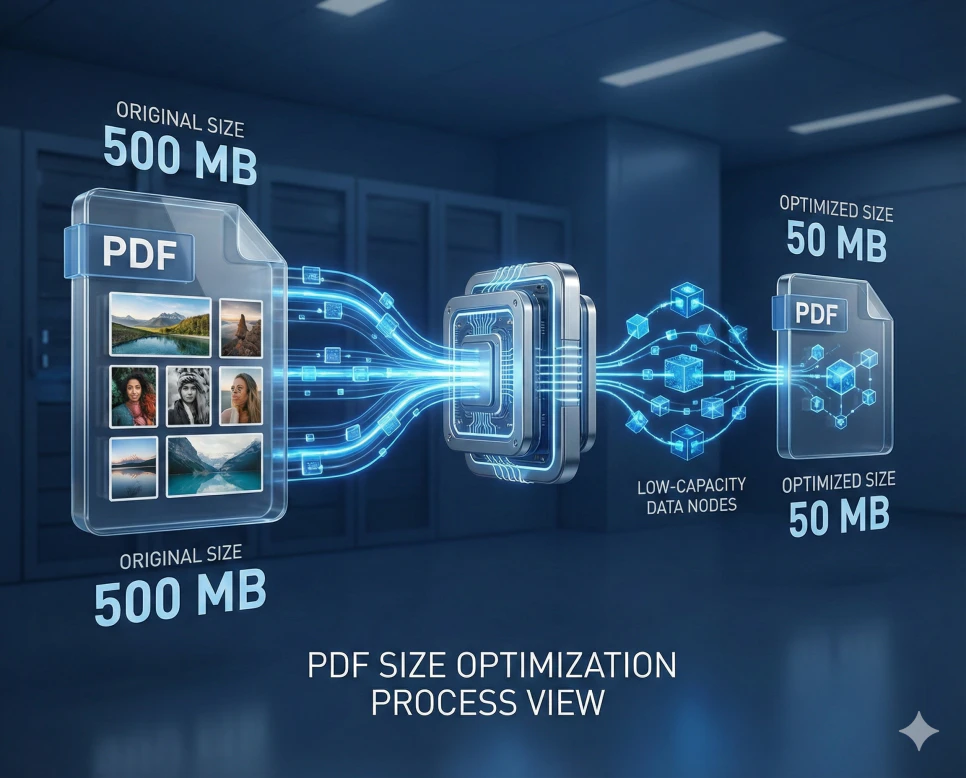 pdf size optimization process