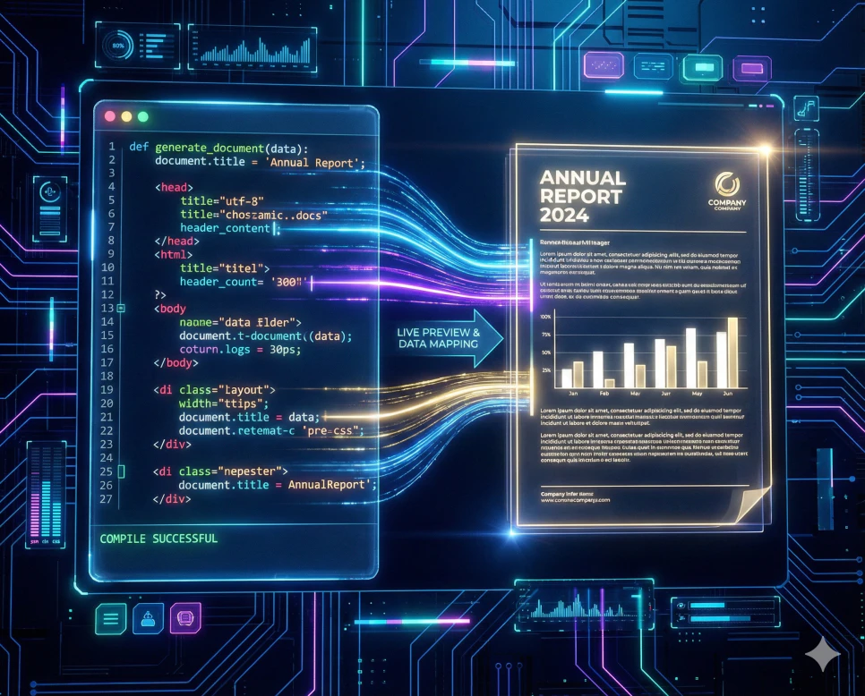 HTML PDF 변환 프로그램 : 설치 없이 코드를 즉시 문서로 만드는 도구 2 코드를 입력하면 즉시 A4 레이아웃으로 결과를 보여주는 실시간 미리보기 프레임 기능