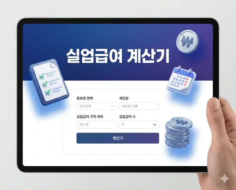 unemployment benefit calculator blue ui