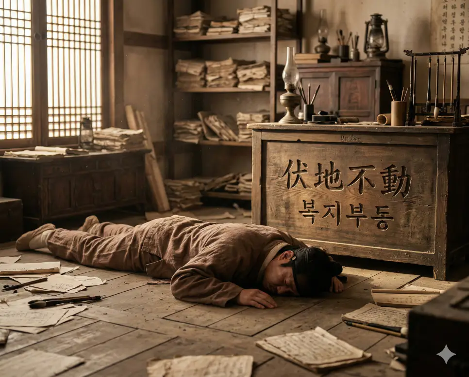 백척간두 뜻, 백운고비 뜻, 복지부동 뜻: 위기의 순간과 그리움, 나태함의 지혜 정리 3 복지부동(伏地不動) 뜻 – 책임을 피하려 몸을 사림을 의미하며, 관청 바닥에 엎드려 움직이지 않는 관리의 비판적이고 사실적인 이미지