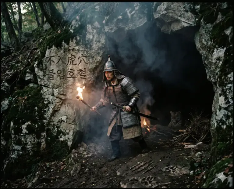 bulip hohyeol warrior entering tiger den realistic