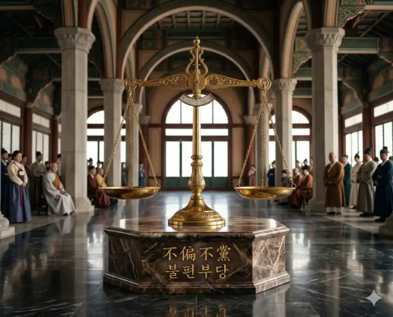 bulpyeon budang balanced golden scale fairness realistic