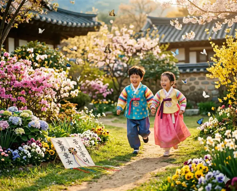dongnam dongnyeoryeo innocent children garden realistic