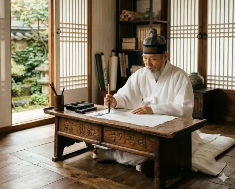 geukgi bongnye scholar calligraphy