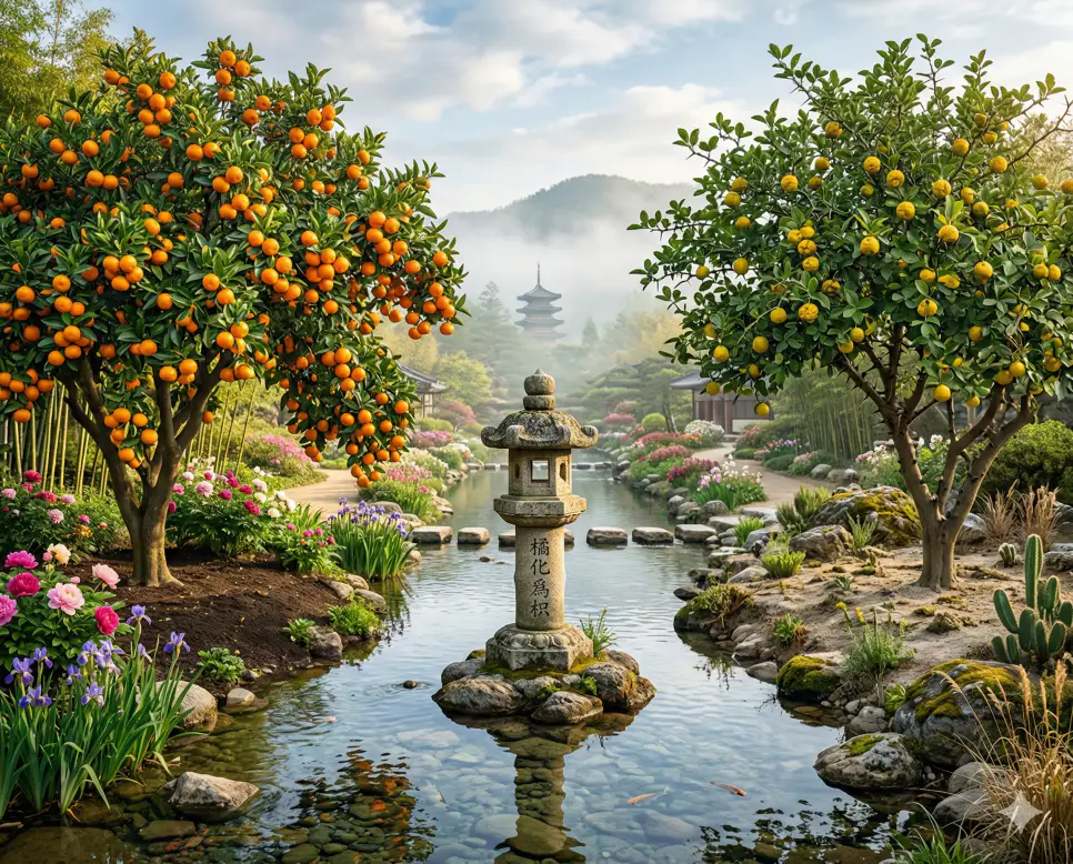 권토중래 뜻, 귀감 뜻, 귤화위지 뜻: 재기와 본보기, 환경의 지혜 정리 3 귤화위지(橘化爲枳) 뜻 – 귤이 변하여 탱자가 된다는 뜻으로 환경의 중요성을 의미하며, 강을 사이에 두고 귤나무와 탱자나무가 대조를 이루는 사실적 이미지