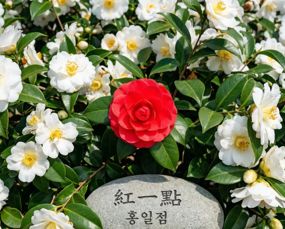 홍익인간 뜻, 홍일점 뜻, 화기애애 뜻: 널리 인간을 이롭게 하는 정신과 돋보이는 존재, 화목한 분위기 정리 2 홍일점(紅一點) 뜻 – 많은 푸른 잎 가운데 핀 한 송이의 붉은 꽃이라는 뜻으로, 여럿 속에서 홀로 돋보임을 상징하는 사실적 이미지