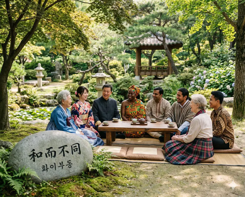 화룡점정 뜻, 화이부동 뜻, 화중지병 뜻: 최후의 명작과 조화로운 공존, 가질 수 없는 꿈의 지혜 정리 2 화이부동(和而不同) 뜻 – 남과 화목하게 지내기는 하지만 무턱대고 좇지는 않는다는 뜻으로, 서로 다른 사람들이 조화롭게 어울리는 사실적 이미지