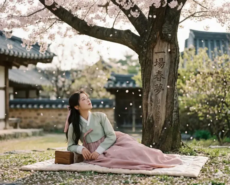 iljang chunmong spring dream blossoms fleeting