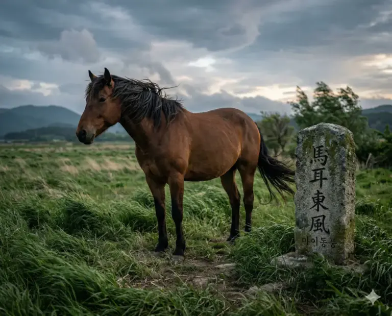 maidong pung horse ear wind indifference realistic