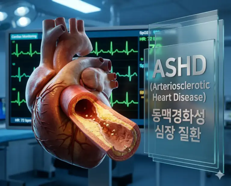 med ashd arteriosclerotic heart disease plaque