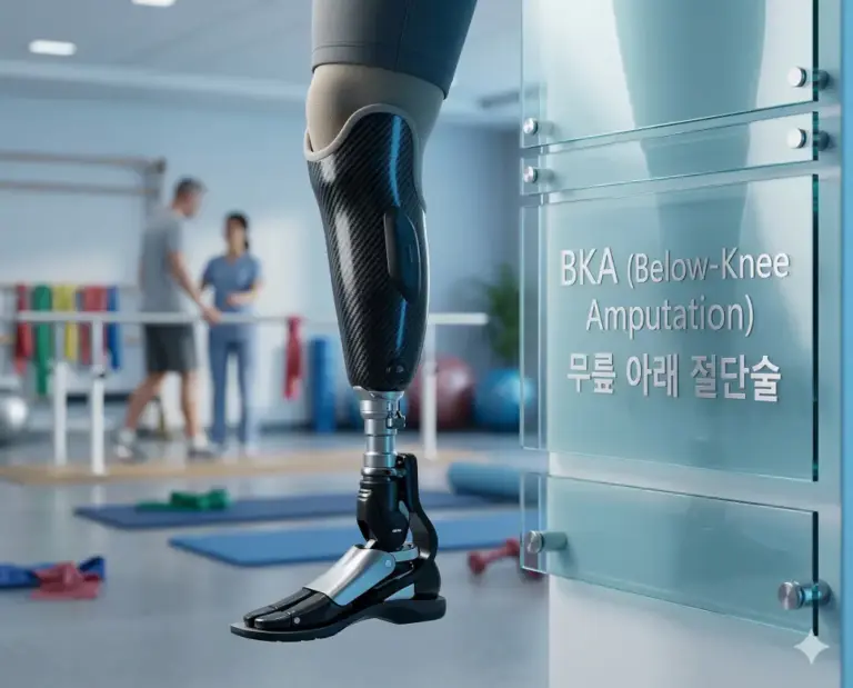 med bka below knee amputation prosthetic