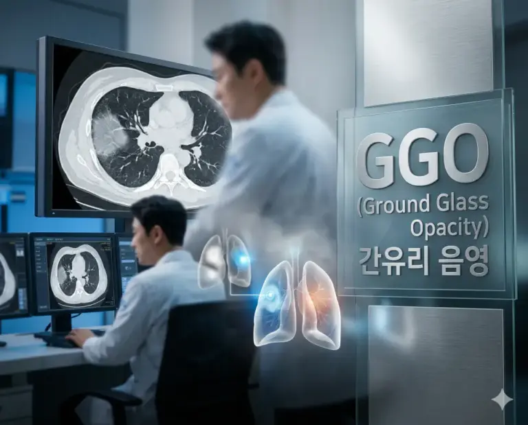 med ggo ground glass opacity chest ct
