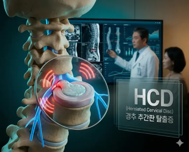 med hcd herniated cervical disc spine nerve