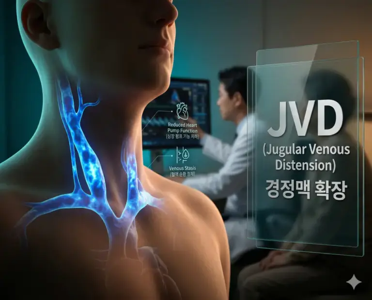 med jvd jugular venous distension neck vein