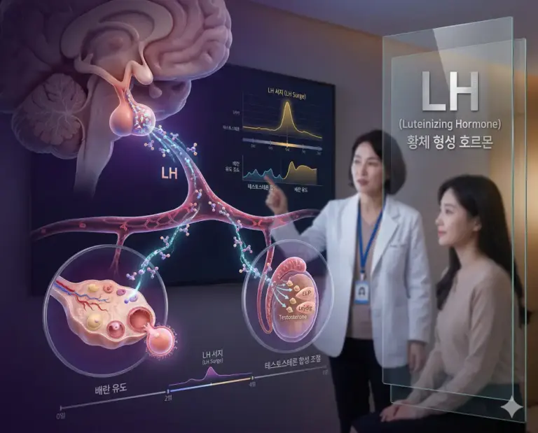 med lh luteinizing hormone pituitary ovulation