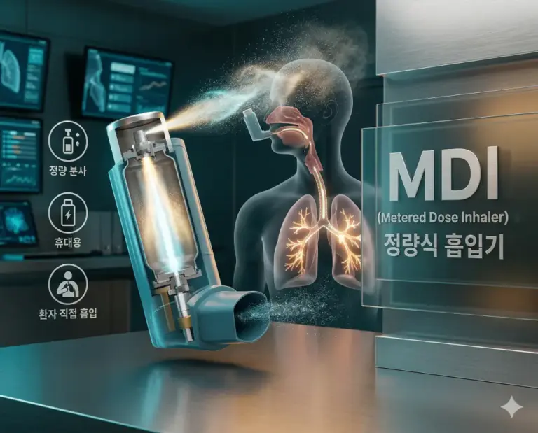 med mdi metered dose inhaler lung delivery
