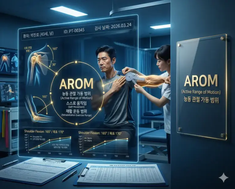 med terminology arom active range of motion rehab