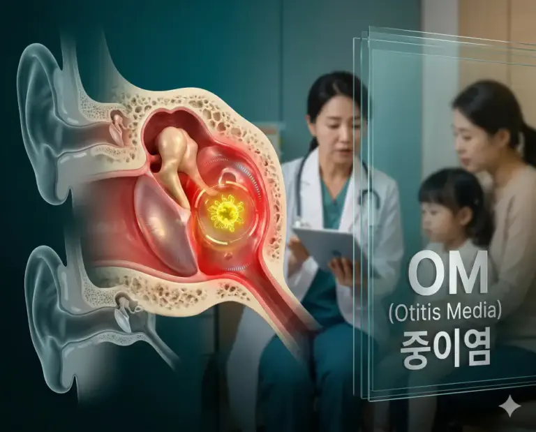 med terminology om otitis media infection