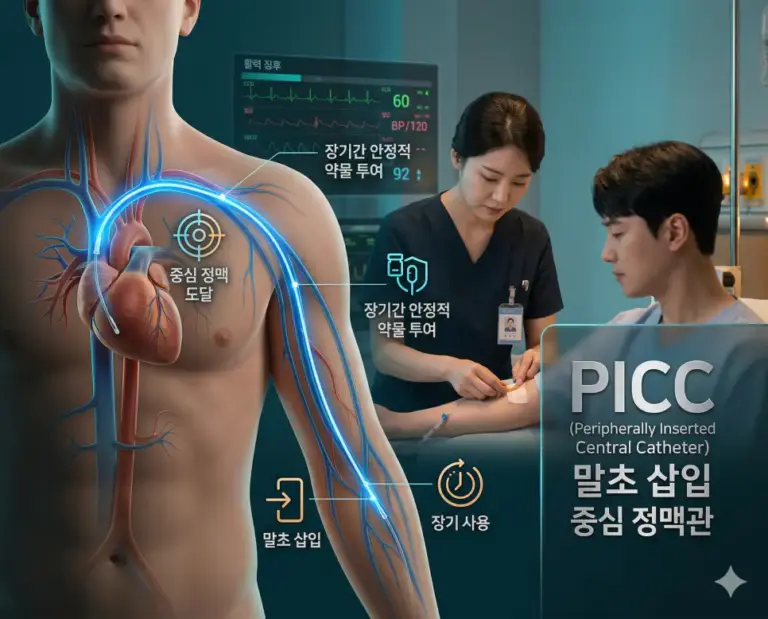 med terminology picc peripherally inserted central catheter