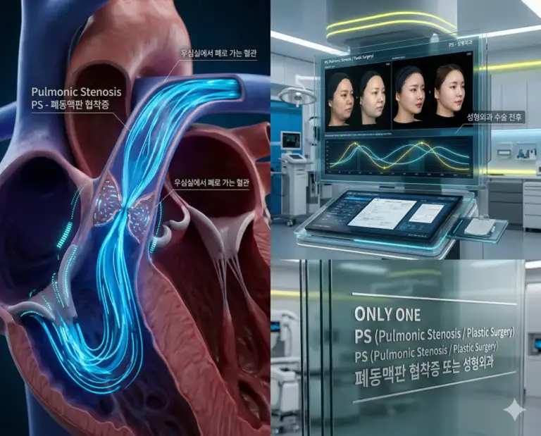 med terminology ps pulmonic stenosis plastic surgery