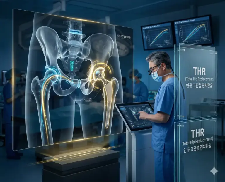 med terminology thr total hip replacement orthopedic