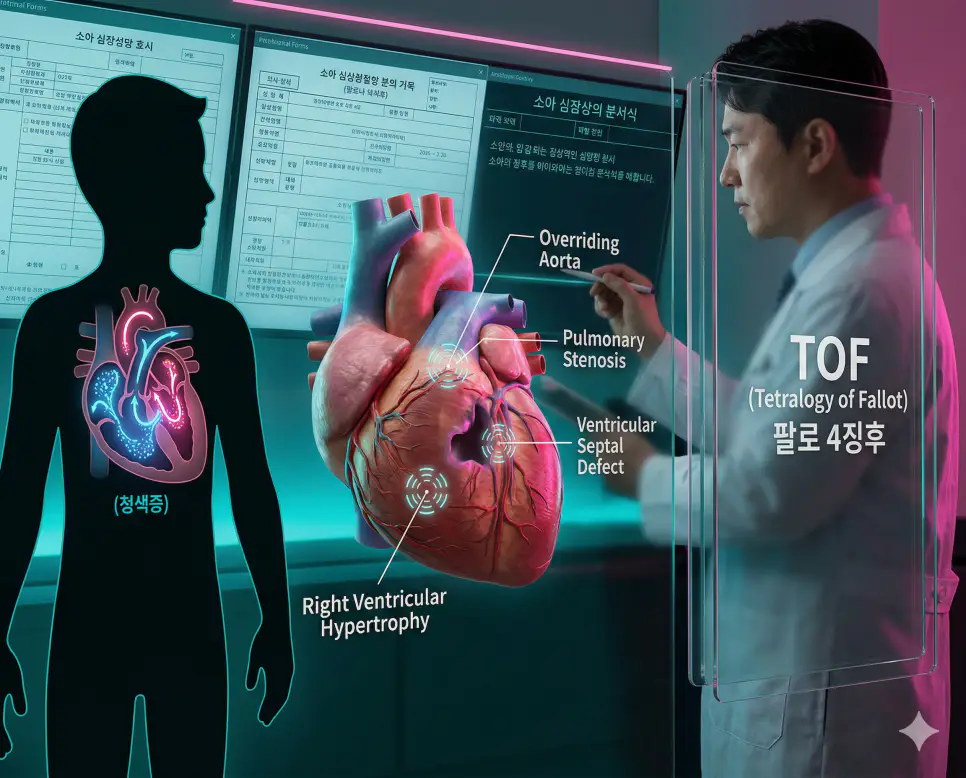 med terminology tof tetralogy of fallot heart defect